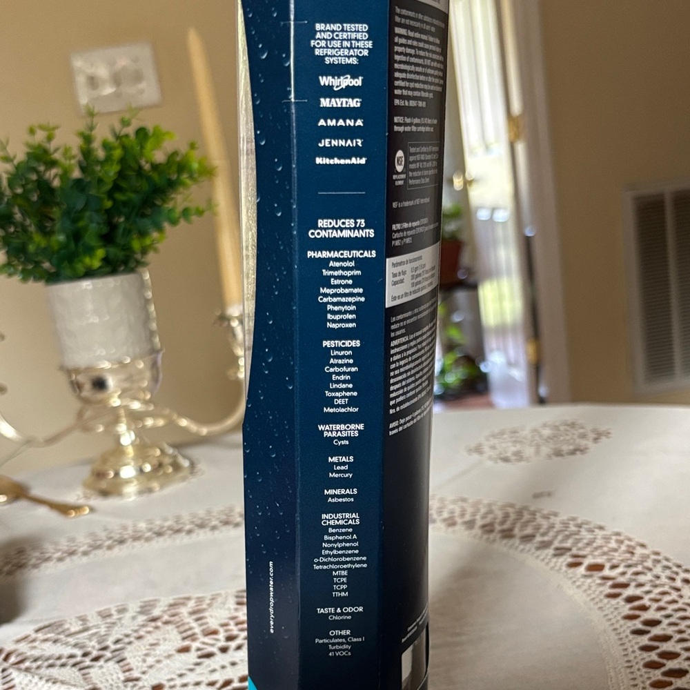 Everydrop Refrigerator Water Filter - EDR3RXD1 for Models P1WB2 and P1WB2L - Picture 2 of 6